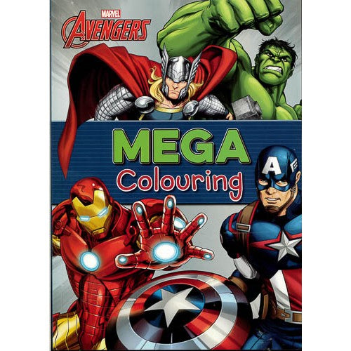 Marvel Avengers - Mega Colouring Book | Card Merchant Takapuna
