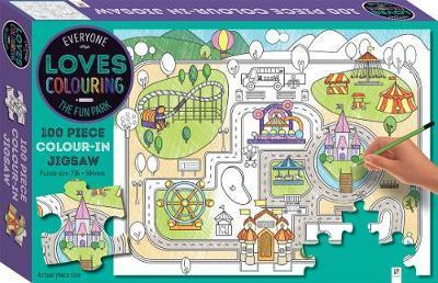 100 Piece Colour-In Jigsaw - The Fun Park | Card Merchant Takapuna