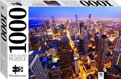 1000 Piece Jigsaw - Chicago at Twilight | Card Merchant Takapuna