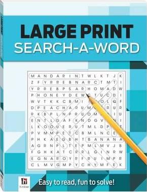 Search-a-Word (Large Print) - Blue | Card Merchant Takapuna