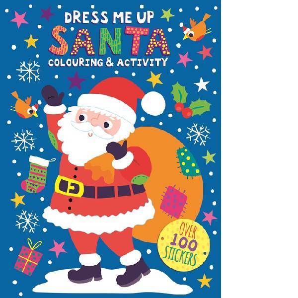 Dress Me Up Santa- Colouring & Activity | Card Merchant Takapuna