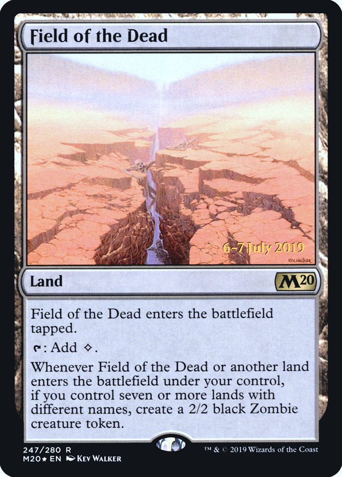Field of the Dead [Core Set 2020 Prerelease Promos] | Card Merchant Takapuna