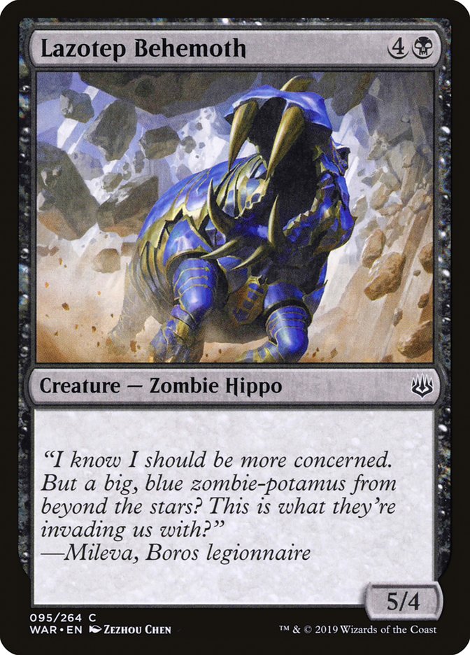 Lazotep Behemoth [War of the Spark] | Card Merchant Takapuna