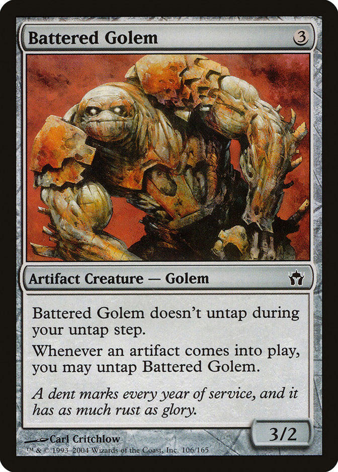 Battered Golem [Fifth Dawn] | Card Merchant Takapuna