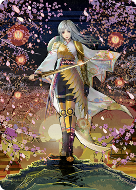 The Wandering Emperor 2 Art Card [Kamigawa: Neon Dynasty Art Series] | Card Merchant Takapuna