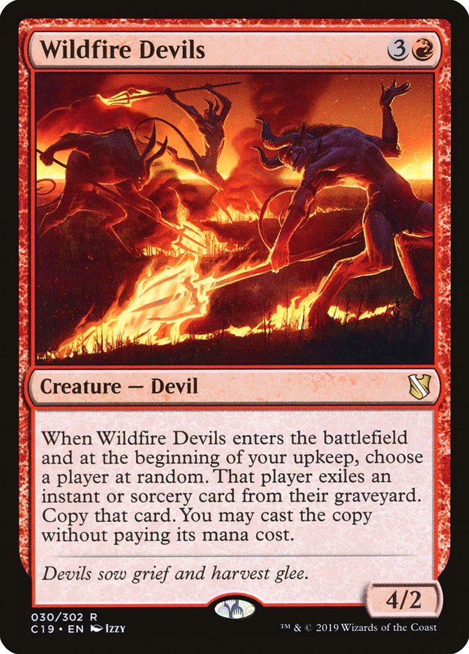 Wildfire Devils [Commander 2019] | Card Merchant Takapuna