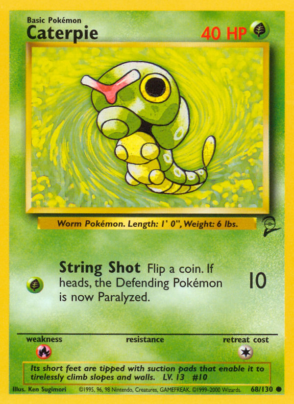 Caterpie (68/130) [Base Set 2] | Card Merchant Takapuna