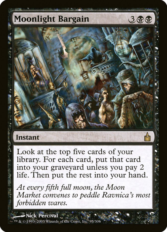 Moonlight Bargain [Ravnica: City of Guilds] | Card Merchant Takapuna