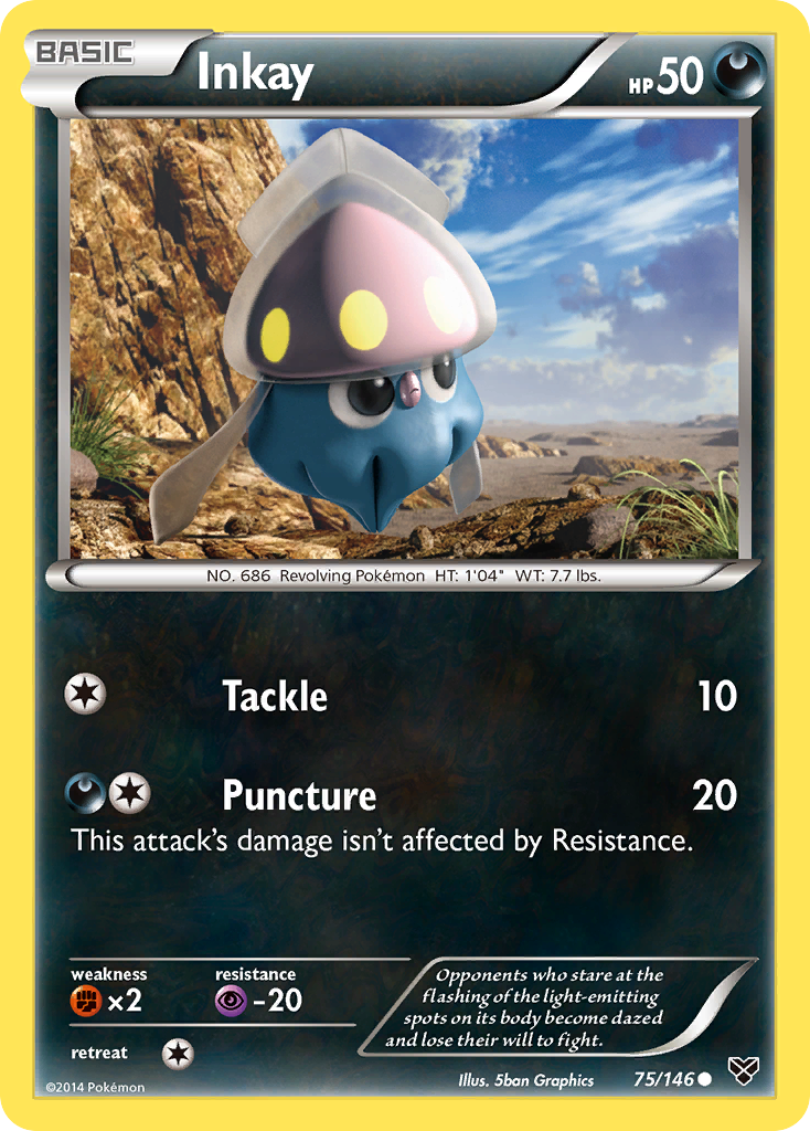 Inkay (75/146) [XY: Base Set] | Card Merchant Takapuna