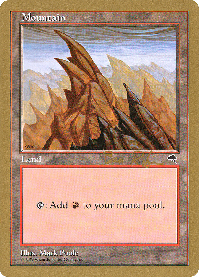 Mountain (br346) (Ben Rubin) [World Championship Decks 1998] | Card Merchant Takapuna