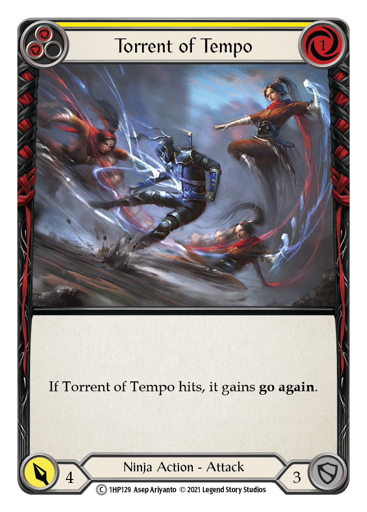 Torrent of Tempo (Yellow) [1HP129] (History Pack 1) | Card Merchant Takapuna
