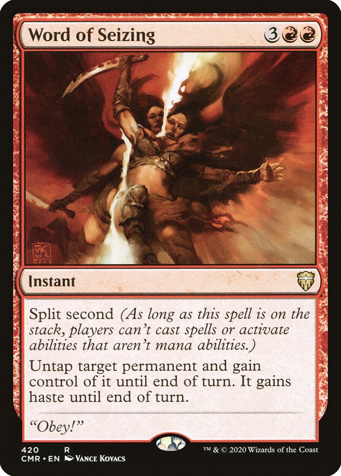 Word of Seizing [Commander Legends] | Card Merchant Takapuna