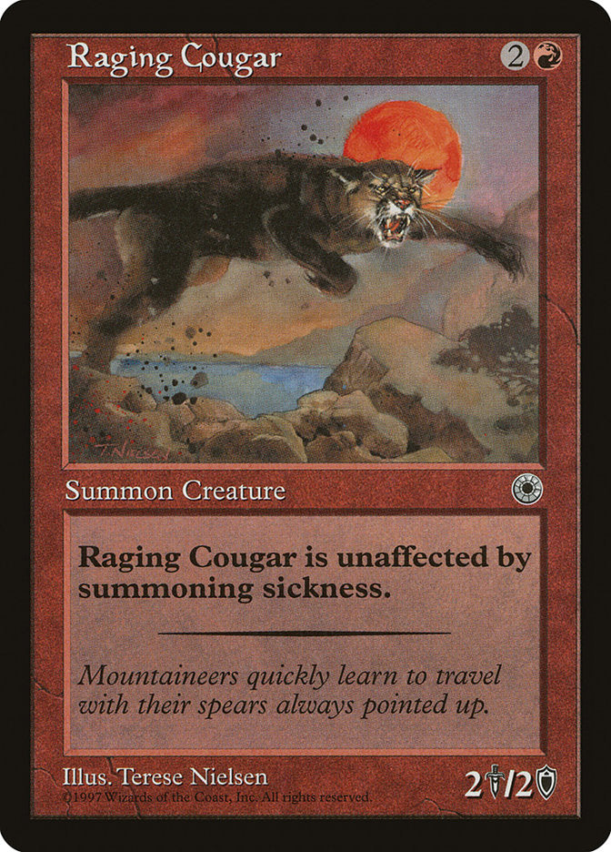 Raging Cougar [Portal] | Card Merchant Takapuna