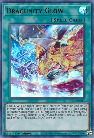 Dragunity Glow [GFTP-EN041] Ultra Rare | Card Merchant Takapuna