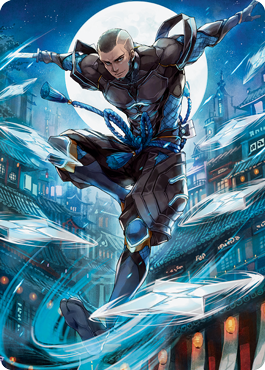Kaito Shizuki 1 Art Card [Kamigawa: Neon Dynasty Art Series] | Card Merchant Takapuna