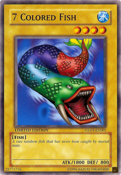 7 Colored Fish [GLD1-EN001] Common | Card Merchant Takapuna