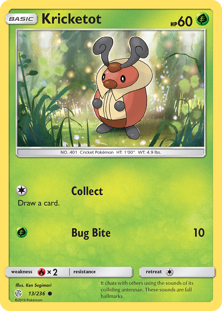Kricketot (13/236) [Sun & Moon: Cosmic Eclipse] | Card Merchant Takapuna