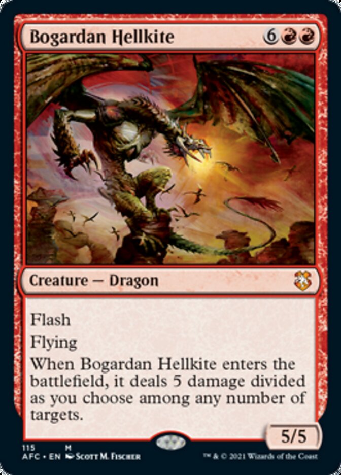 Bogardan Hellkite [Dungeons & Dragons: Adventures in the Forgotten Realms Commander] | Card Merchant Takapuna