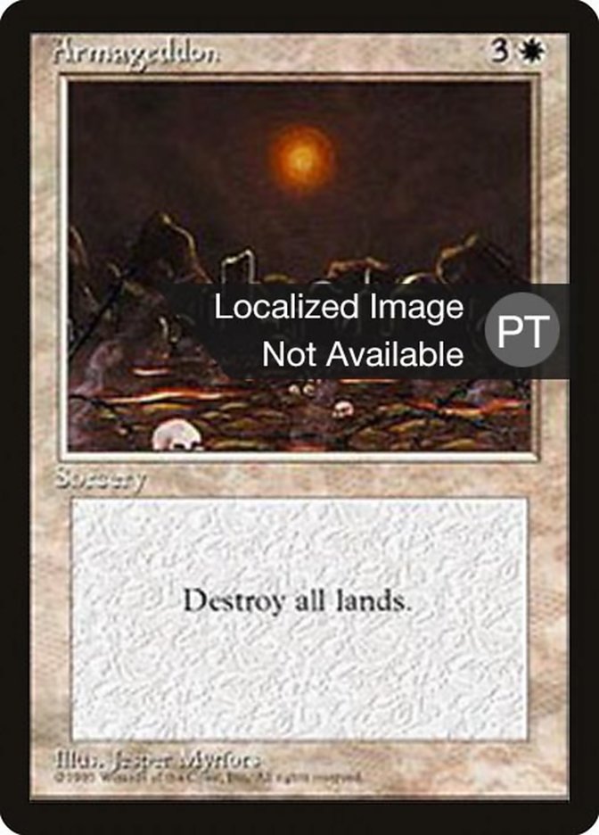 Armageddon [Fourth Edition (Foreign Black Border)] | Card Merchant Takapuna