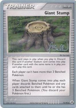 Giant Stump (75/92) (Eeveelutions - Jimmy Ballard) [World Championships 2006] | Card Merchant Takapuna