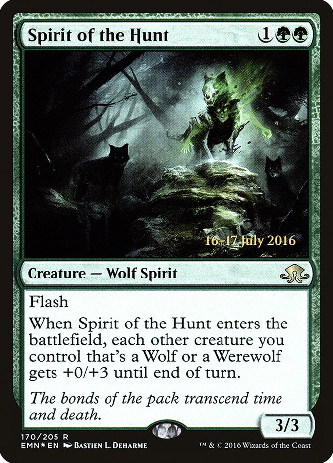 Spirit of the Hunt [Eldritch Moon Prerelease Promos] | Card Merchant Takapuna
