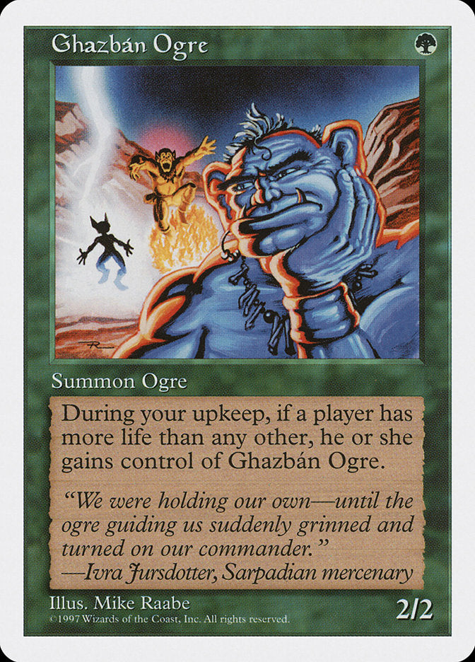 Ghazban Ogre [Fifth Edition] | Card Merchant Takapuna