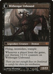 Elbrus, the Binding Blade // Withengar Unbound [Dark Ascension] | Card Merchant Takapuna