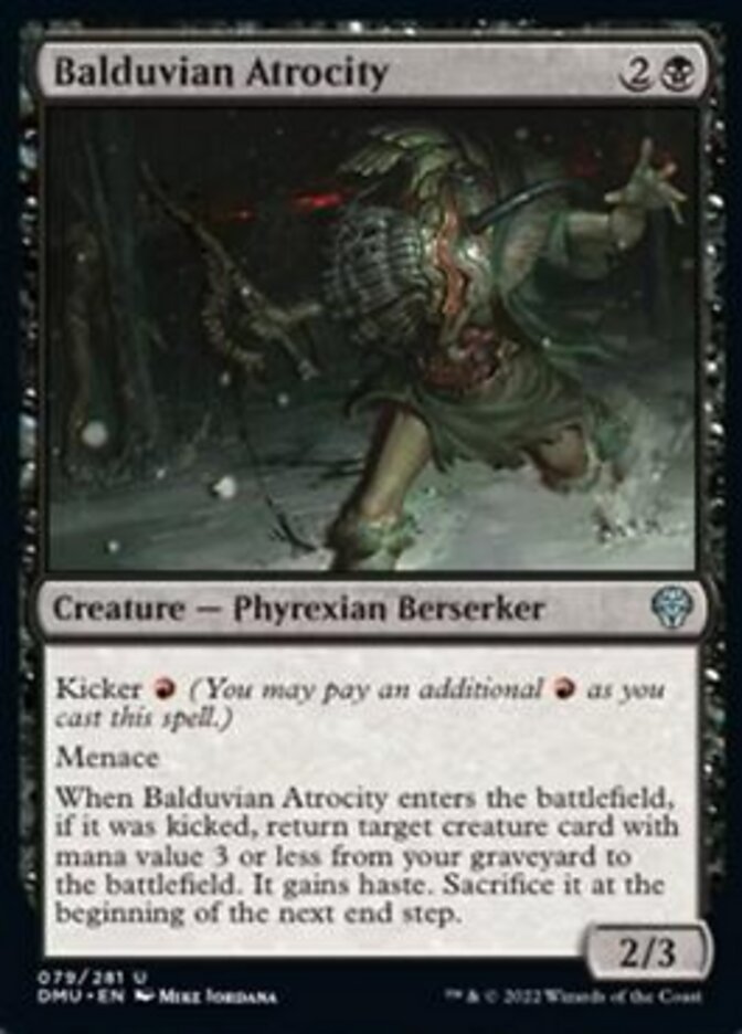 Balduvian Atrocity [Dominaria United] | Card Merchant Takapuna
