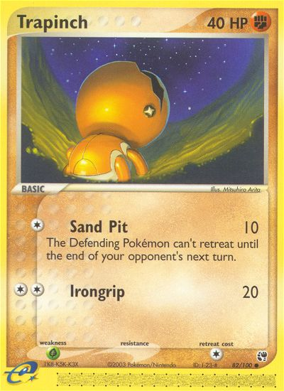 Trapinch (82/100) [EX: Sandstorm] | Card Merchant Takapuna