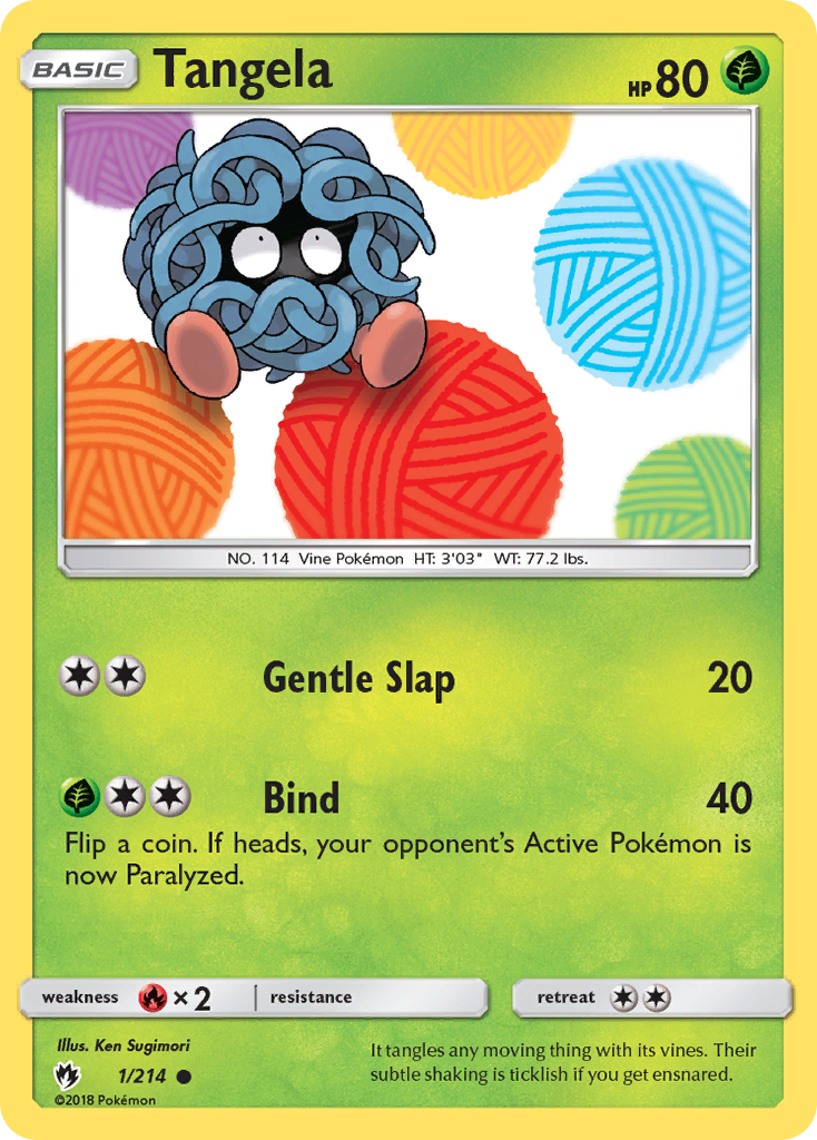 Tangela (1/214) [Sun & Moon: Lost Thunder] | Card Merchant Takapuna