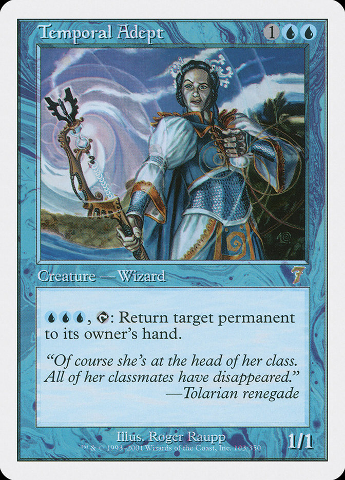 Temporal Adept [Seventh Edition] | Card Merchant Takapuna