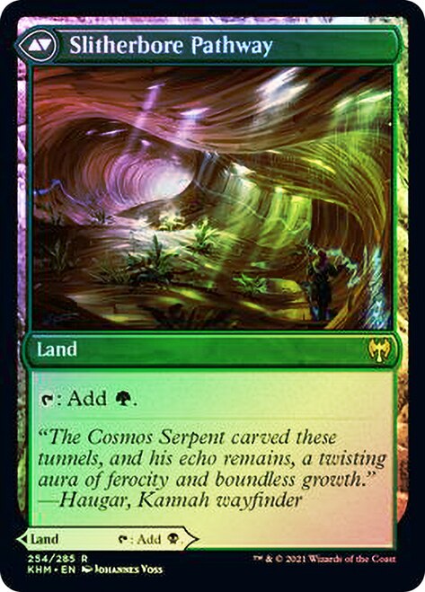 Darkbore Pathway // Slitherbore Pathway [Kaldheim Prerelease Promos] | Card Merchant Takapuna