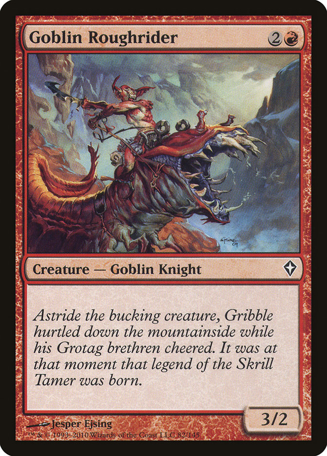 Goblin Roughrider [Worldwake] | Card Merchant Takapuna
