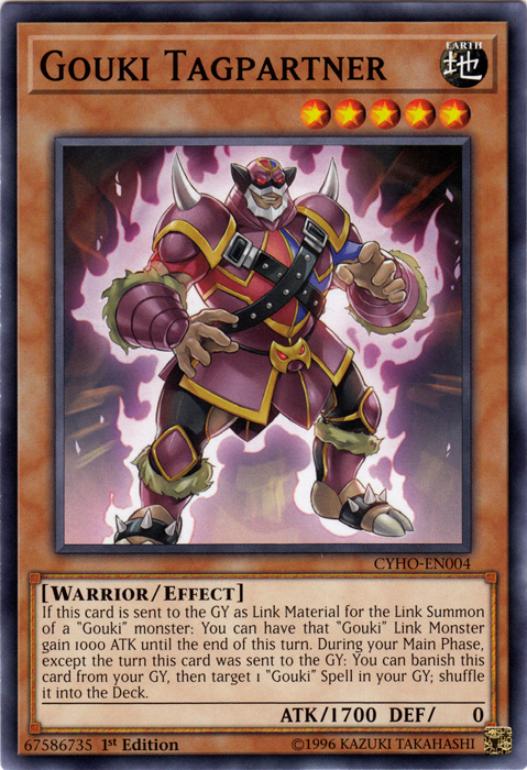 Gouki Tagpartner [CYHO-EN004] Common | Card Merchant Takapuna