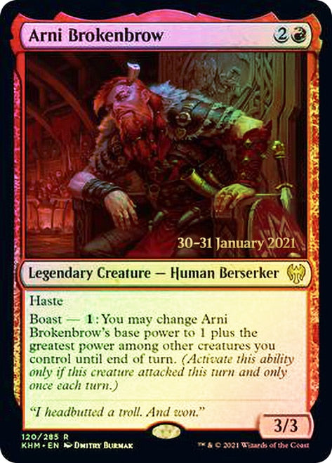 Arni Brokenbrow [Kaldheim Prerelease Promos] | Card Merchant Takapuna