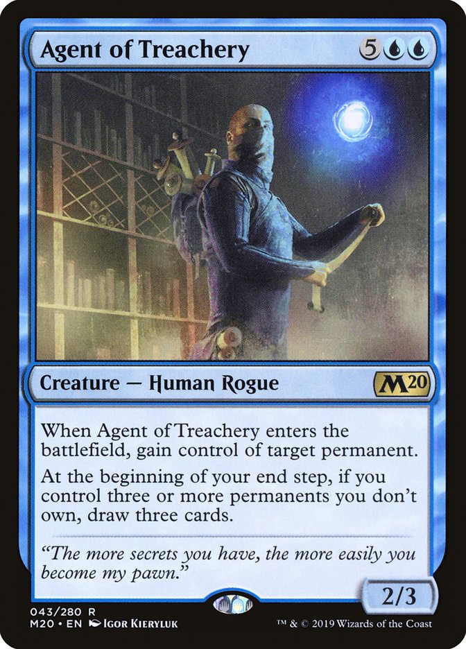 Agent of Treachery [Core Set 2020] | Card Merchant Takapuna