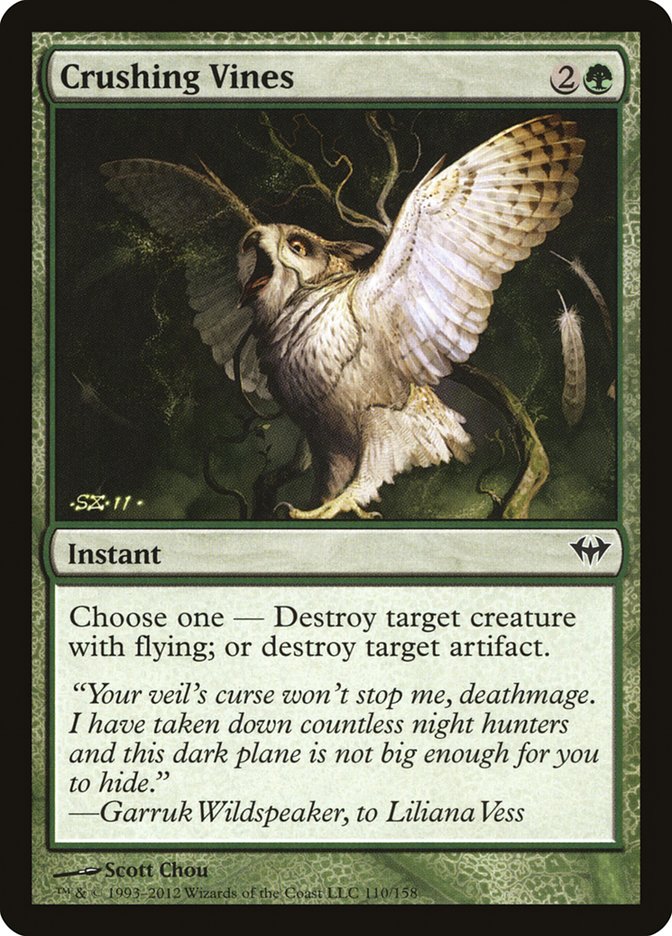 Crushing Vines [Dark Ascension] | Card Merchant Takapuna