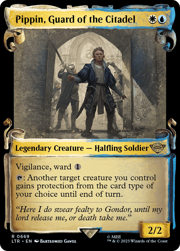 Pippin, Guard of the Citadel [The Lord of the Rings: Tales of Middle-Earth Showcase Scrolls] | Card Merchant Takapuna