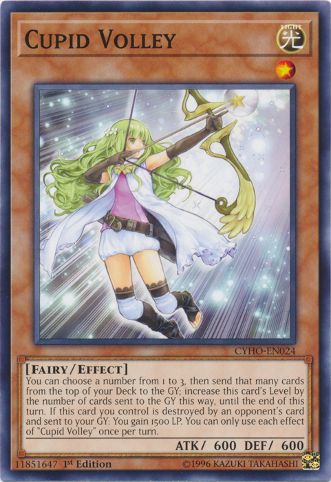 Cupid Volley [CYHO-EN024] Common | Card Merchant Takapuna