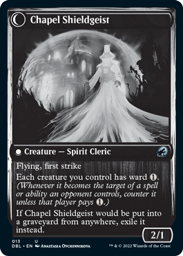 Chaplain of Alms // Chapel Shieldgeist [Innistrad: Double Feature] | Card Merchant Takapuna
