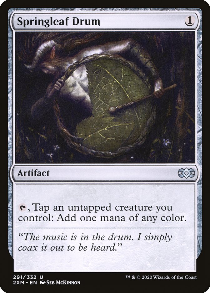 Springleaf Drum [Double Masters] | Card Merchant Takapuna