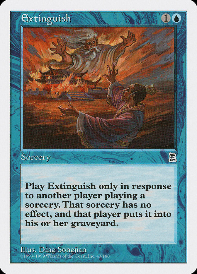 Extinguish [Portal Three Kingdoms] | Card Merchant Takapuna