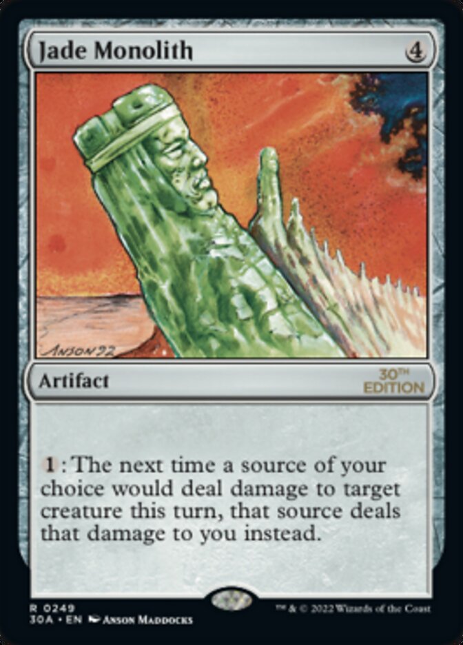 Jade Monolith [30th Anniversary Edition] | Card Merchant Takapuna
