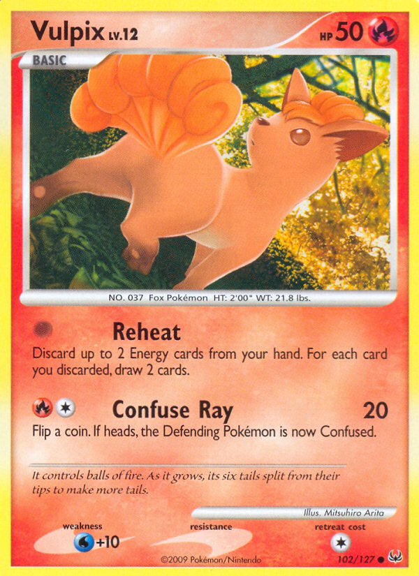 Vulpix (102/127) [Platinum: Base Set] | Card Merchant Takapuna