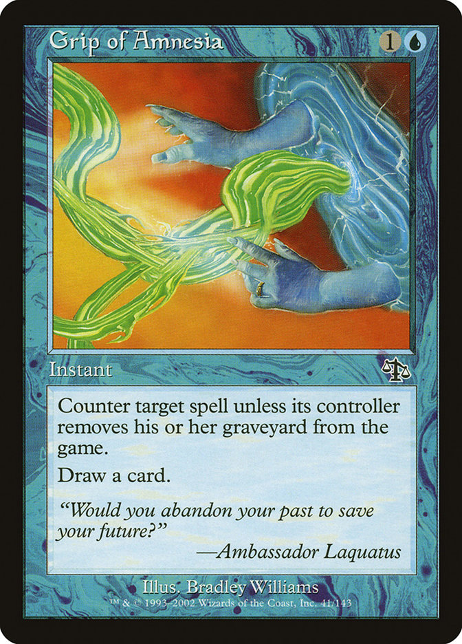 Grip of Amnesia [Judgment] | Card Merchant Takapuna