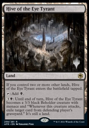 Hive of the Eye Tyrant (Promo Pack) [Dungeons & Dragons: Adventures in the Forgotten Realms Promos] | Card Merchant Takapuna