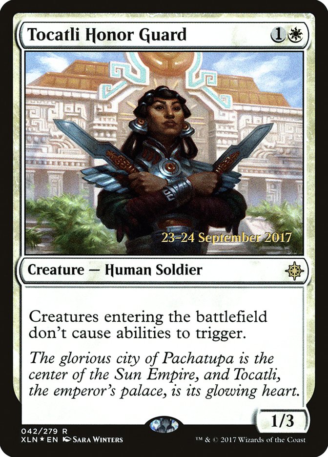 Tocatli Honor Guard [Ixalan Prerelease Promos] | Card Merchant Takapuna