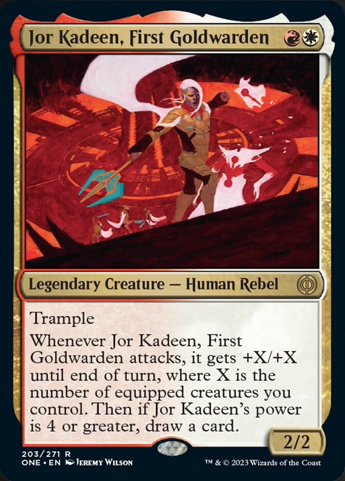 Jor Kadeen, First Goldwarden [Phyrexia: All Will Be One] | Card Merchant Takapuna