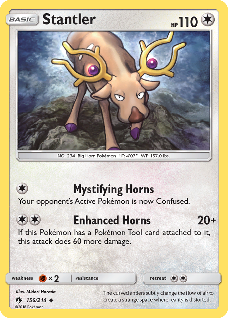 Stantler (156/214) [Sun & Moon: Lost Thunder] | Card Merchant Takapuna