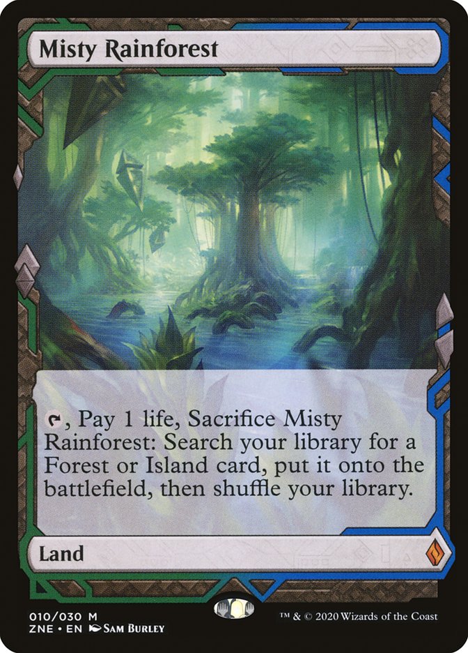 Misty Rainforest (Expeditions) [Zendikar Rising Expeditions] | Card Merchant Takapuna
